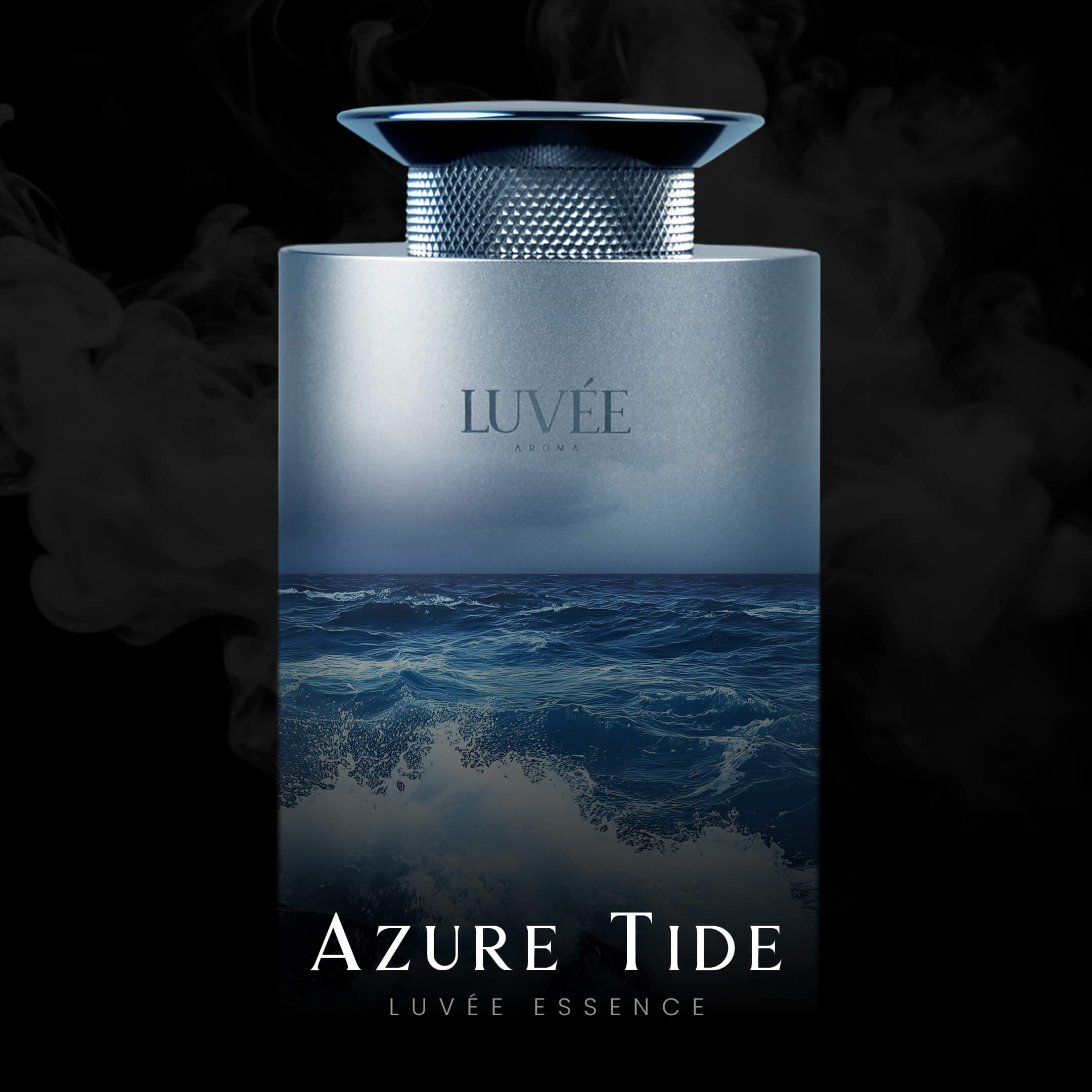 Luvée Azure Tide diffuser oil – premium essential oil blend with aquatic and airy notes for a serene atmosphere.