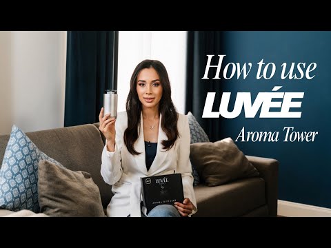 Silver Edition Difuzor de Arome de Lux Compact - Luvée Essence Tower