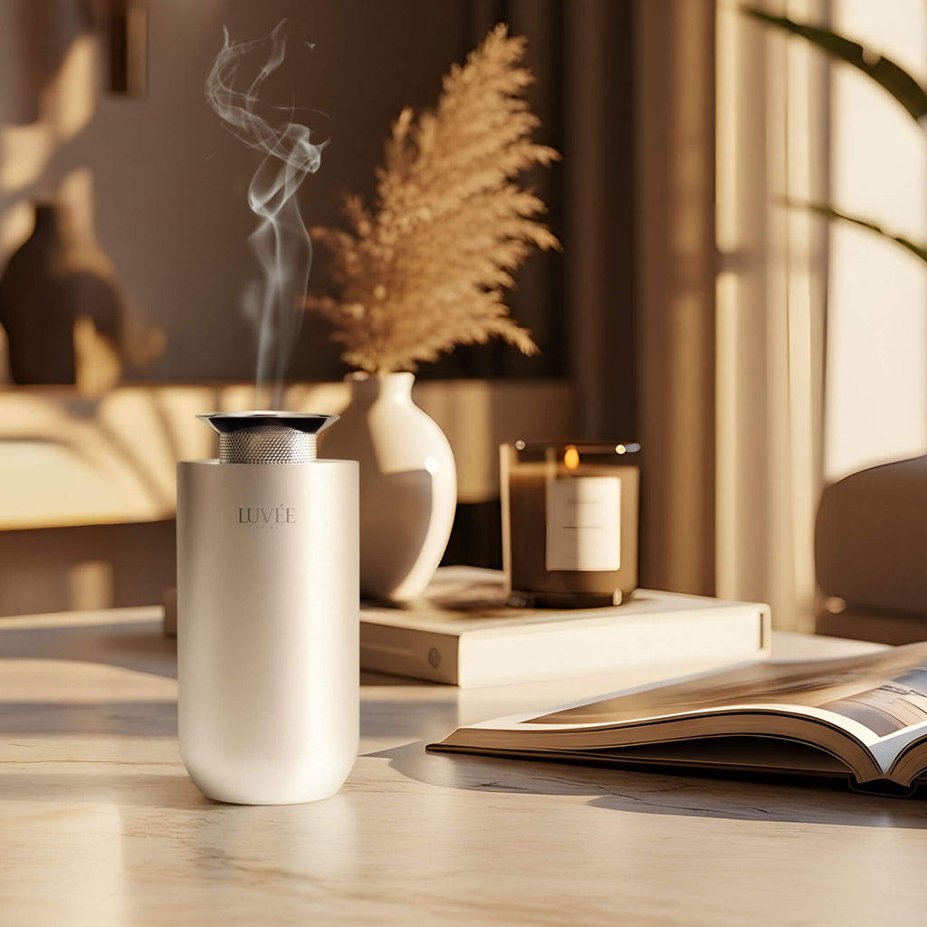 Silver Edition Difuzor de Arome de Lux Compact - Luvée Essence Tower