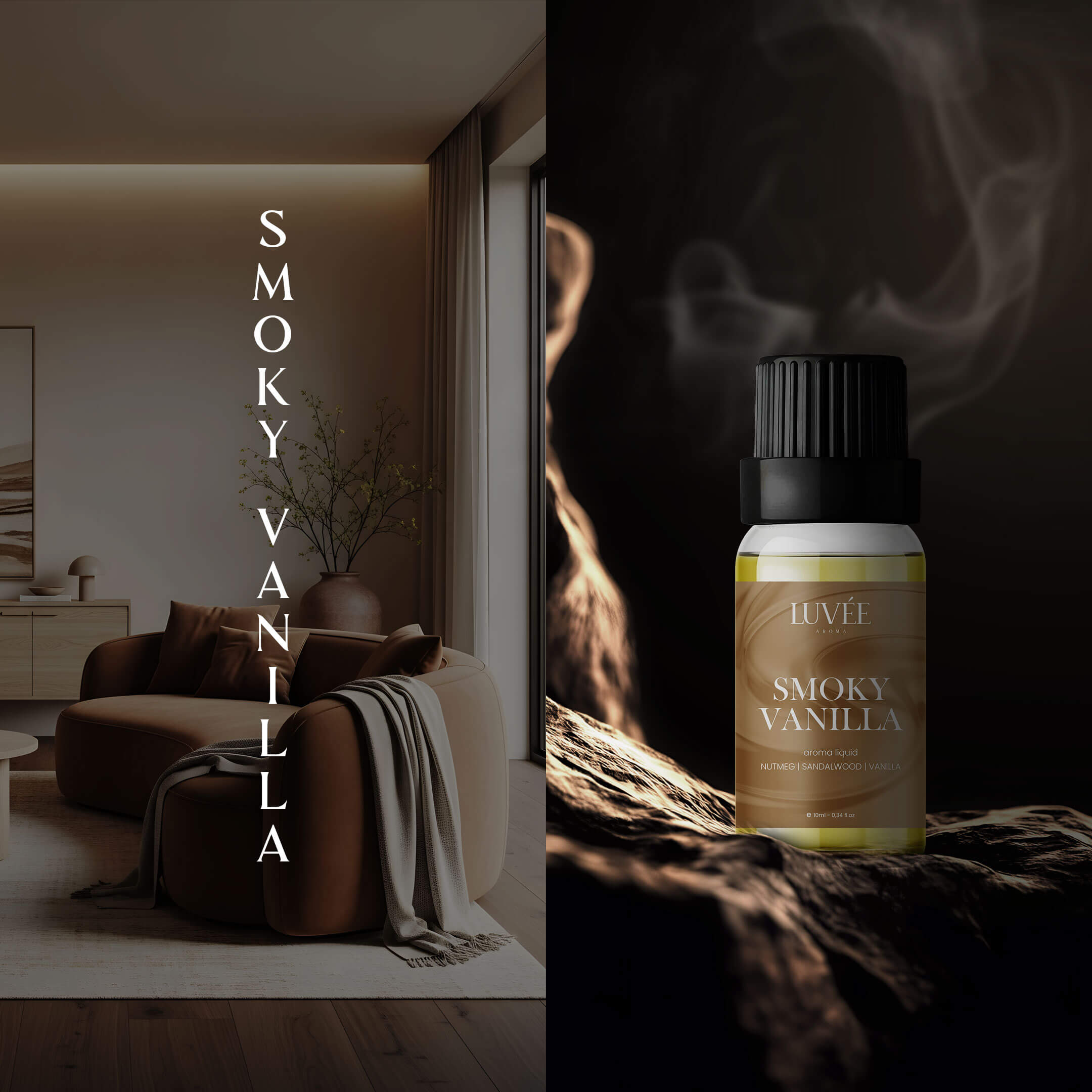Smoky Vanilla – Ulei Aromaterapie pentru Difuzor - 10ml